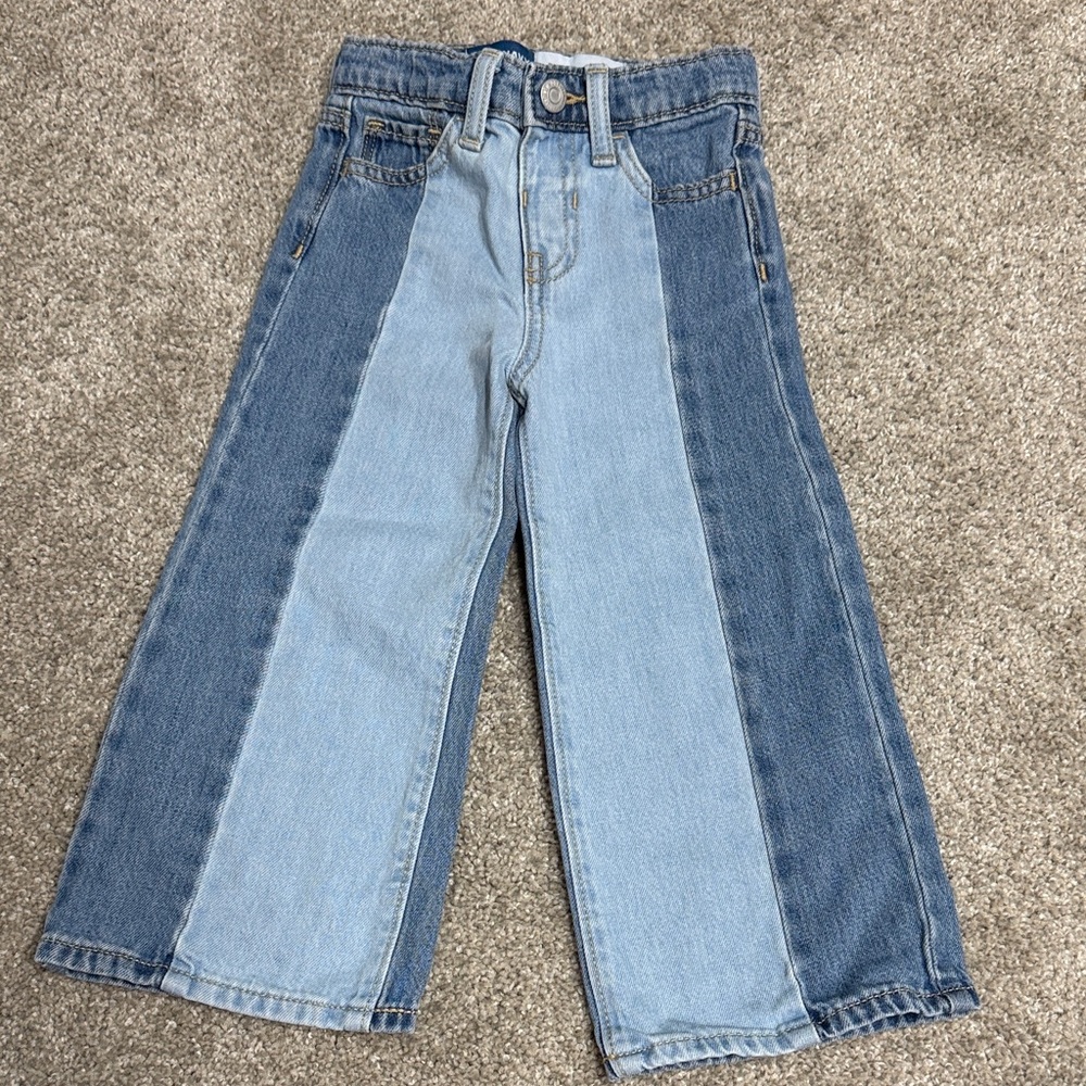 Old Navy Kids Two-Tone Blue Jeans